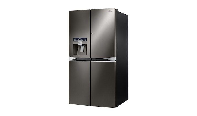 LG Réfrigérateur d'une capacité de 30 pi3 doté de quatre portes, dont une porte à deux battants, LPXS30866D